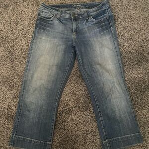 Common Genes Jeans 12 Capri Leg Stretch Blue Denim Capris